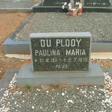 PLOOY Paulina Maria, du 1911-1973