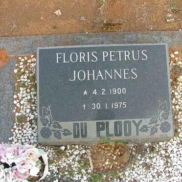 PLOOY Floris Petrus Johannes, du 1900-1975