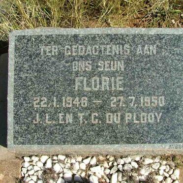 PLOOY Florie, du 1946-1950
