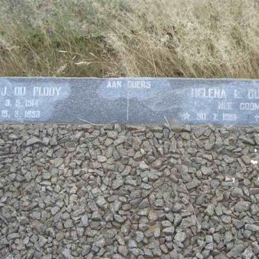 PLOOY Dirk J., du 1914-1953 &amp; Helena L. COOMBS 1919-1958