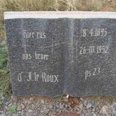 ROUX C.J., le 1895-1952