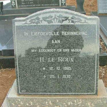 ROUX H, le 1885-1970