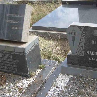 ROUX Albertus Johannes, le 1881-1956 &amp; Magdalena MEYER 1895-1971