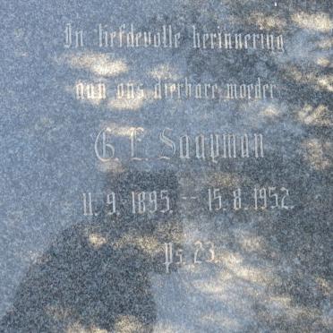 SAAYMAN C.E. 1895-1952