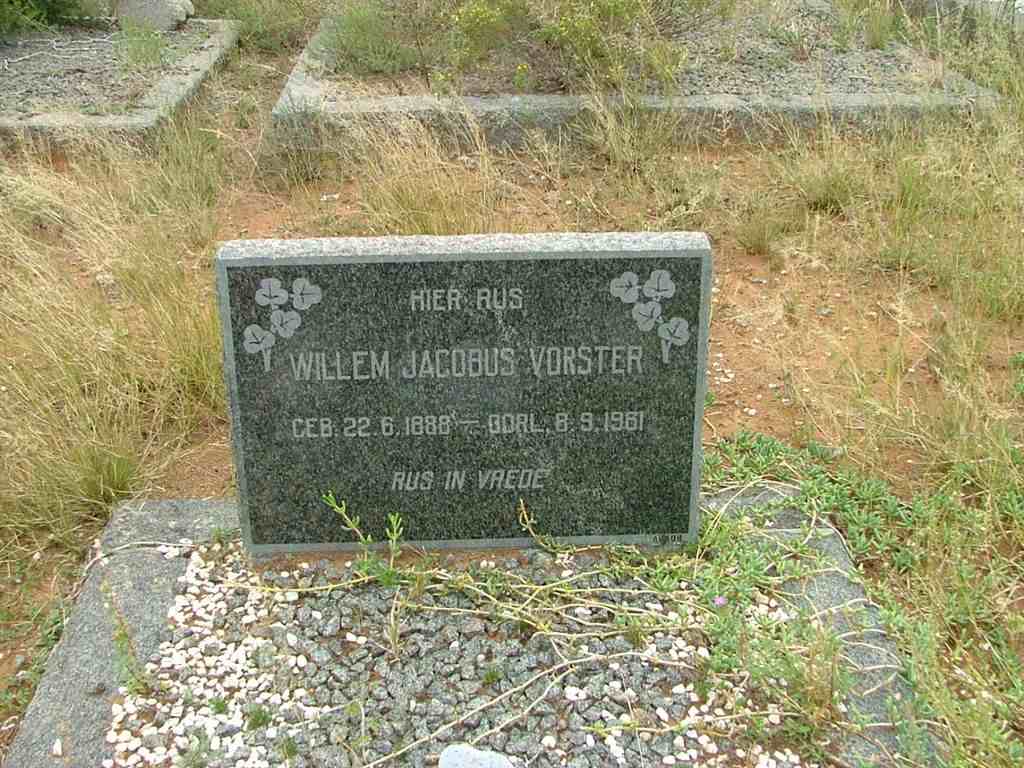 VORSTER Willem Jacobus 1888-1961