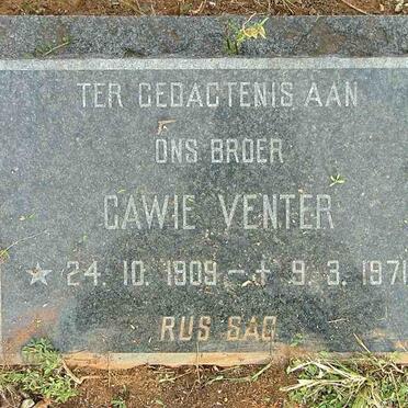 VENTER Gawie 1909-1971