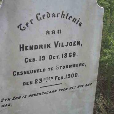 VILJOEN Hendrik 1869-1900