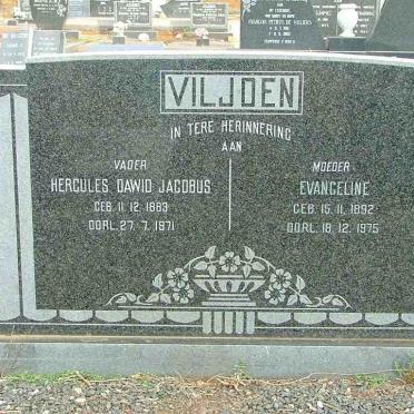 VILJOEN Hercules Dawid Jacobus 1883-1971 &amp; Evangeline 1892-1975