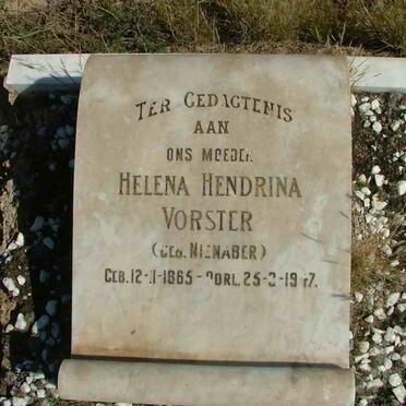 VORSTER Helena Hendrina nee NIENABER 1865-1947