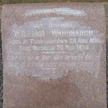 WARDHAUGH William 185?-1956