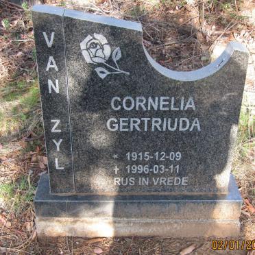 ZYL Cornelia Gertriuda, van 1915-1996
