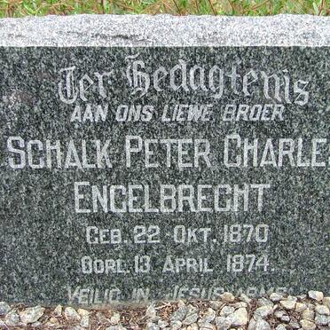 ENGELBRECHT Schalk Peter 1870-1874