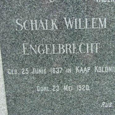 ENGELBRECHT Schalk Willem 1837-1920