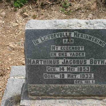 BOTHA Marthinus Jacobus 1853-1933