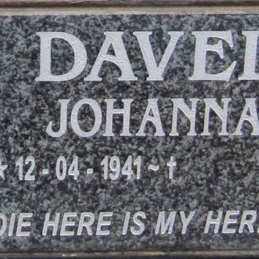 DAVEL Johanna 1941-