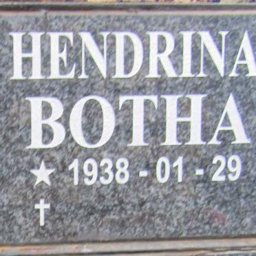 BOTHA Hendrina 1938-