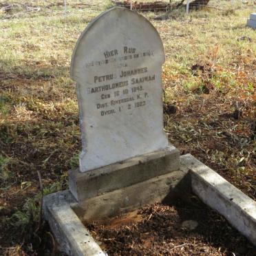 SAAIMAN Petrus Johannes Bartholomeus 1849-1923