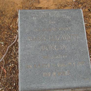 MORGAN Maria Elizabeth nee JOUBERT 1876-19??