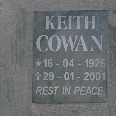 COWAN Keith 1926-2001