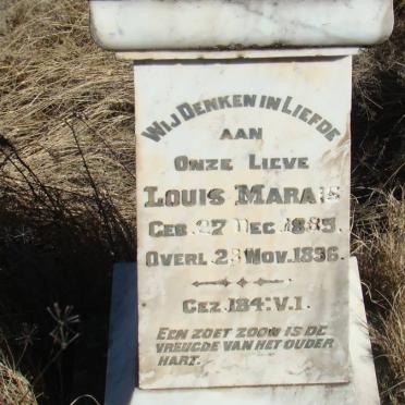 MARAIS Louis 1885-1896