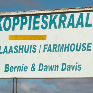 1. Koppieskraal farm entrance