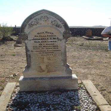 Free State, BLOEMFONTEIN district, Donkerpoort 128, farm cemetery