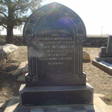 VENTER Bettie nee EBERSOHN 1879-1923