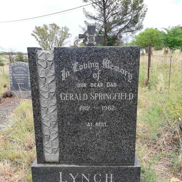 LYNCH Gerald Springfield 1912-1962