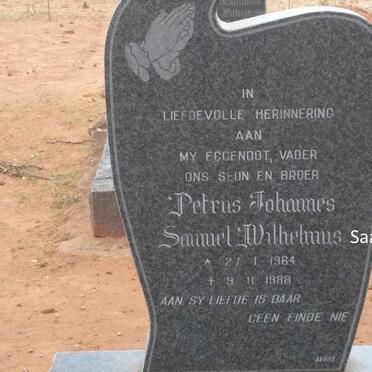 SAAIMAN Petrus Johannes Samuel Wilhelmus 1964-1988