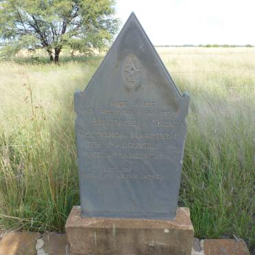 Free State, BOSHOF district, Hertzogville, Wesselsdam 379, farm cemetery