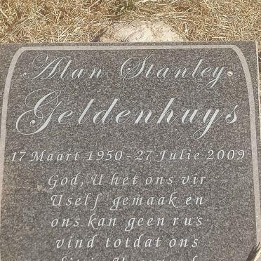 GELDENHUYS Alan Stanley 1950-2009