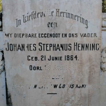 HENNING Johannes Stephanus 1864-1941