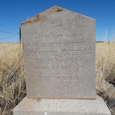 Free State, BOSHOF district, Dealesville, Palmietfontein 140, Single grave