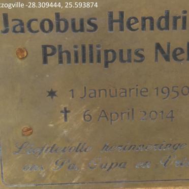 NEL Jacobus Hendrikus Phillipus 1950-2014