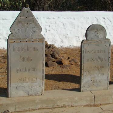 JACOBS Johannes Jacobus 1815-1869 &amp; Hester Jacomiena VILJOEN 1817-1887