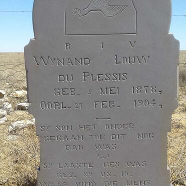 PLESSIS Wynand Louw, du 1878-1904