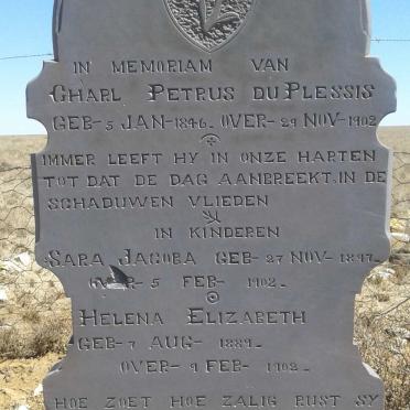 PLESSIS Charl Petrus, du 1846-1902