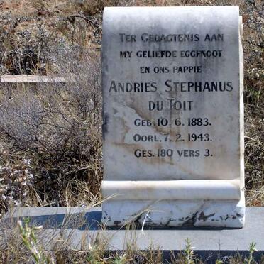 TOIT Andries Stephanus, du 1883-1943