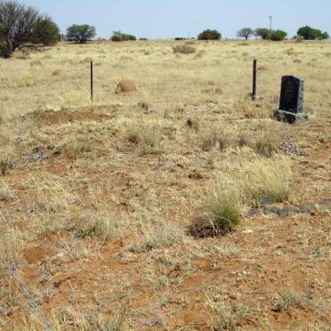 Free State, BOSHOF district, Hertzogville, Kwaggafontein B 871, farm cemetery