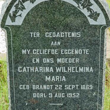 BOSMAN Catharina Wilhelmina Maria nee BRANDT 1869-1952