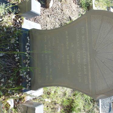 BEYLEVELD Martinus Hermanus 1909-1938