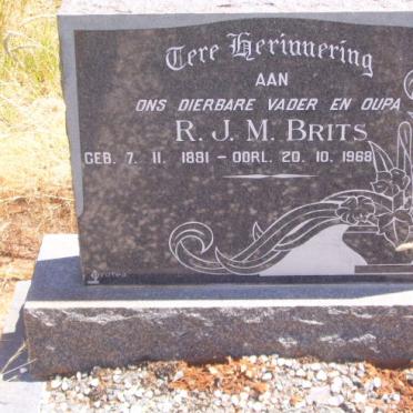 BRITS R.J.M. 1881-1968