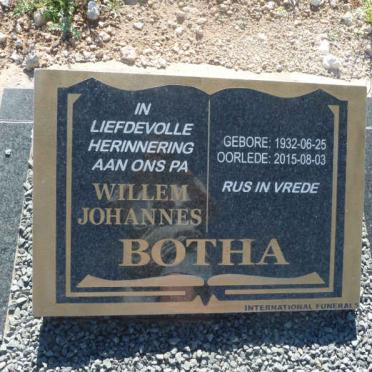 BOTHA Willem Johannes 1932-2015