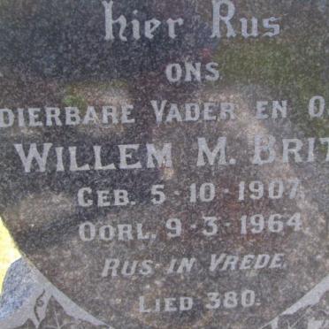 BRITZ Willem M. 1907-1964