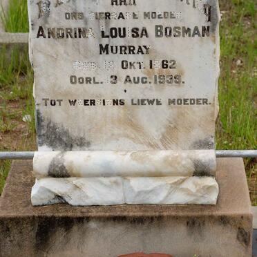 BOSMAN Andrina Louisa nee MURRAY 1862-1939