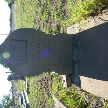 BERG Louisa Sophia, van der 1861-1926