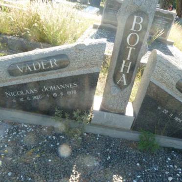 BOTHA Nicolaas Johannes 1920-1978 &amp; Naomi 1926-