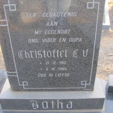 BOTHA Christoffel C.V. 1912-1985