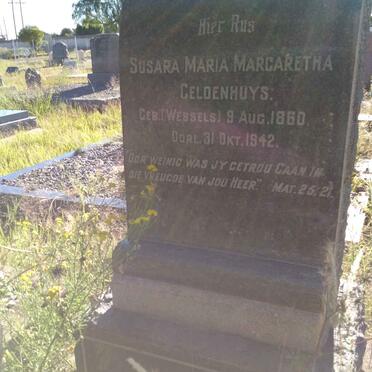 GELDENHUYS Susara Maria Margaretha nee WESSELS 1860-1942