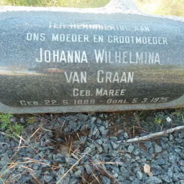 GRAAN Johanna Wilhelmina, van nee MAREE 1888-1975
